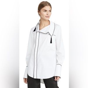 MONSE Side Collar Tassels Shirt